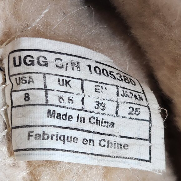 UGG Womens Becket Buckle Straps Shearling Lined Chestnut Mid Calf Boots - Picture 10 of 10